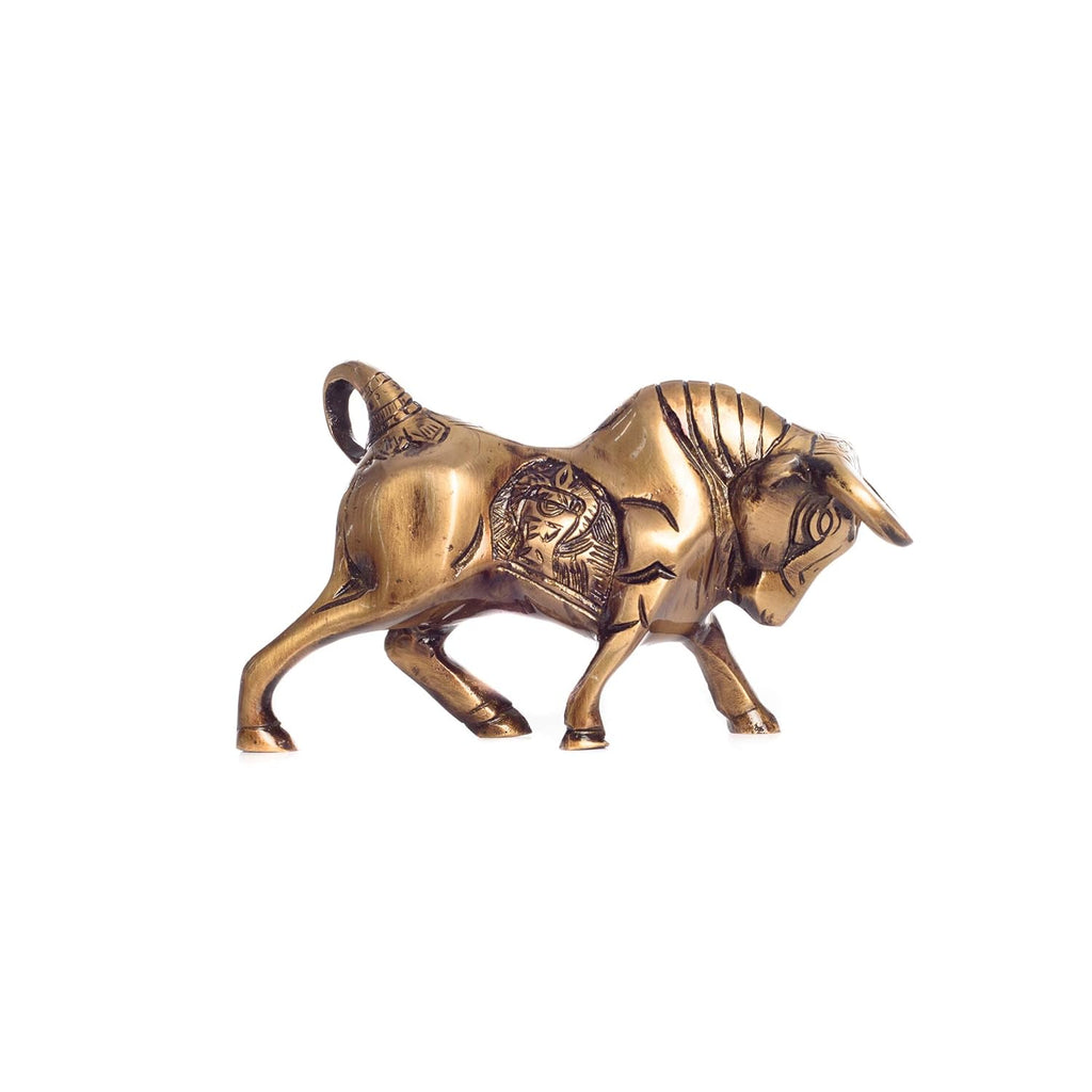 Ecraftindia Brass Kamdhenu Cow Sculpture