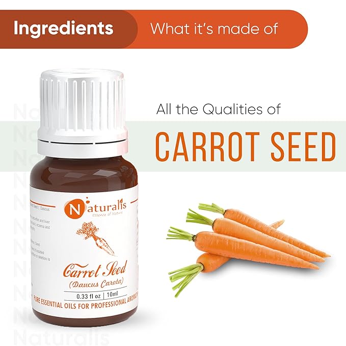Naturalis Essence of Nature Carrot Seed Essential Oil for Skin - 10 ml