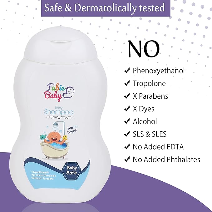 Fabie Baby Imported Shampoo for Kids - 250 Ml
