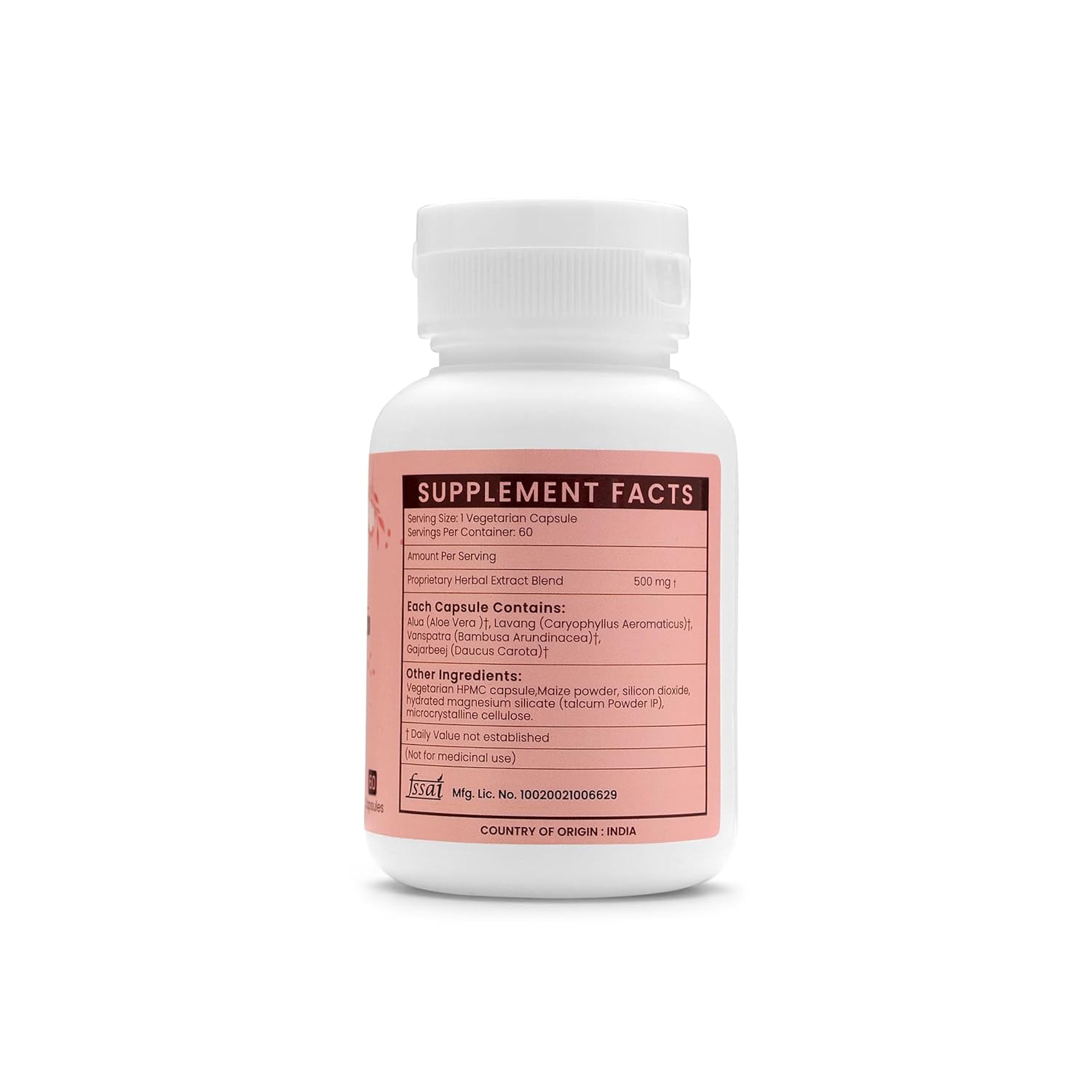 Ayurleaf Herbals - Stralex Extract Blended Capsules 500 Mg | 60 Veggie Capsules for Women
