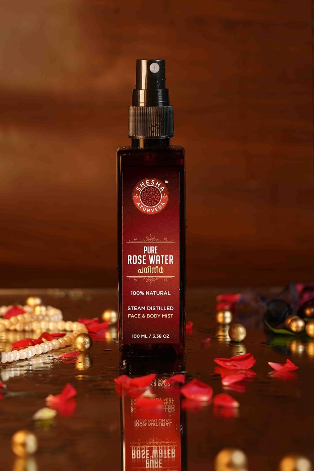 Shesha Naturals Ayurveda Pure Rose Water - 100 ml