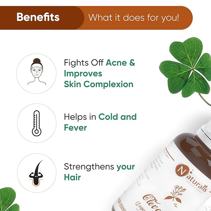 Naturalis Clove Oil for Teeth Pure Essence for Gum Care - 30 ml