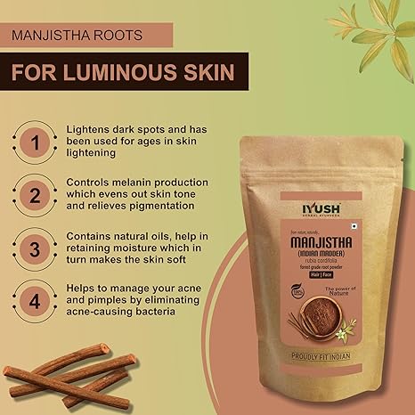 Iyush Herbal Ayurveda Manjistha Powder - 400 gms