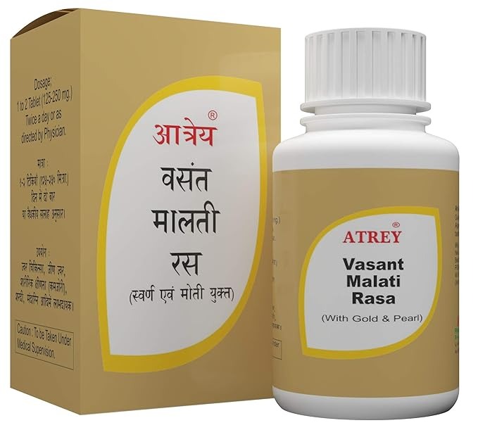 Atrey Suvarna Vasant Malti Ras Gold - 25 Tablets