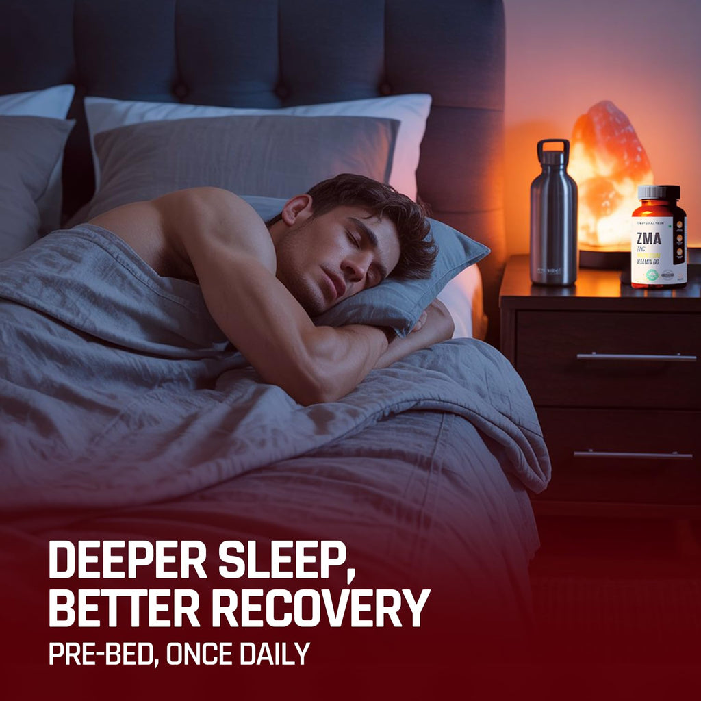 NATURALTEIN ZMA Tablets â€“ Zinc Magnesium Vitamin B6 Supplement | 30 Veg Tablets | Sports Recovery & Daily Performance | Muscle Strength, Better Sleep & Faster Recovery