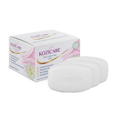Kozicare Kojic Acid Soap & Glutathione - 75 gms (Pack of 3)