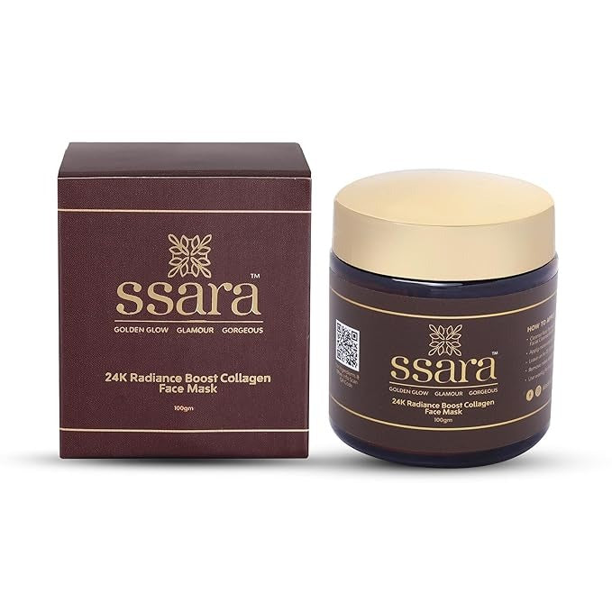 Ssara 24K Radiance Boost Collagen Face Mask - 100 gms