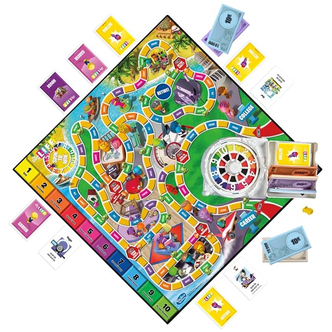 Hasbro Gaming The Game of Life Game Family Board