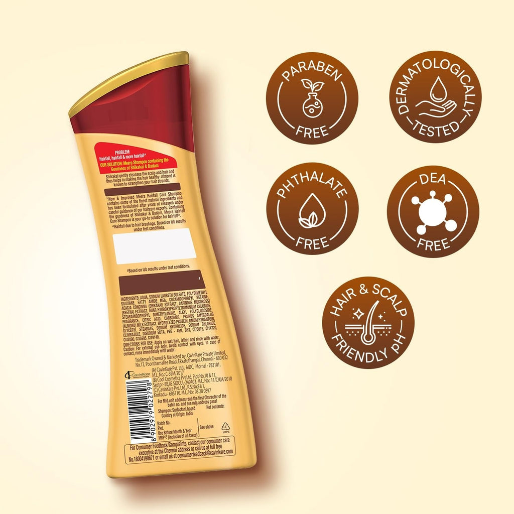 Meera Hairfall Care Shampoo - 180 ml (Pack of 2)