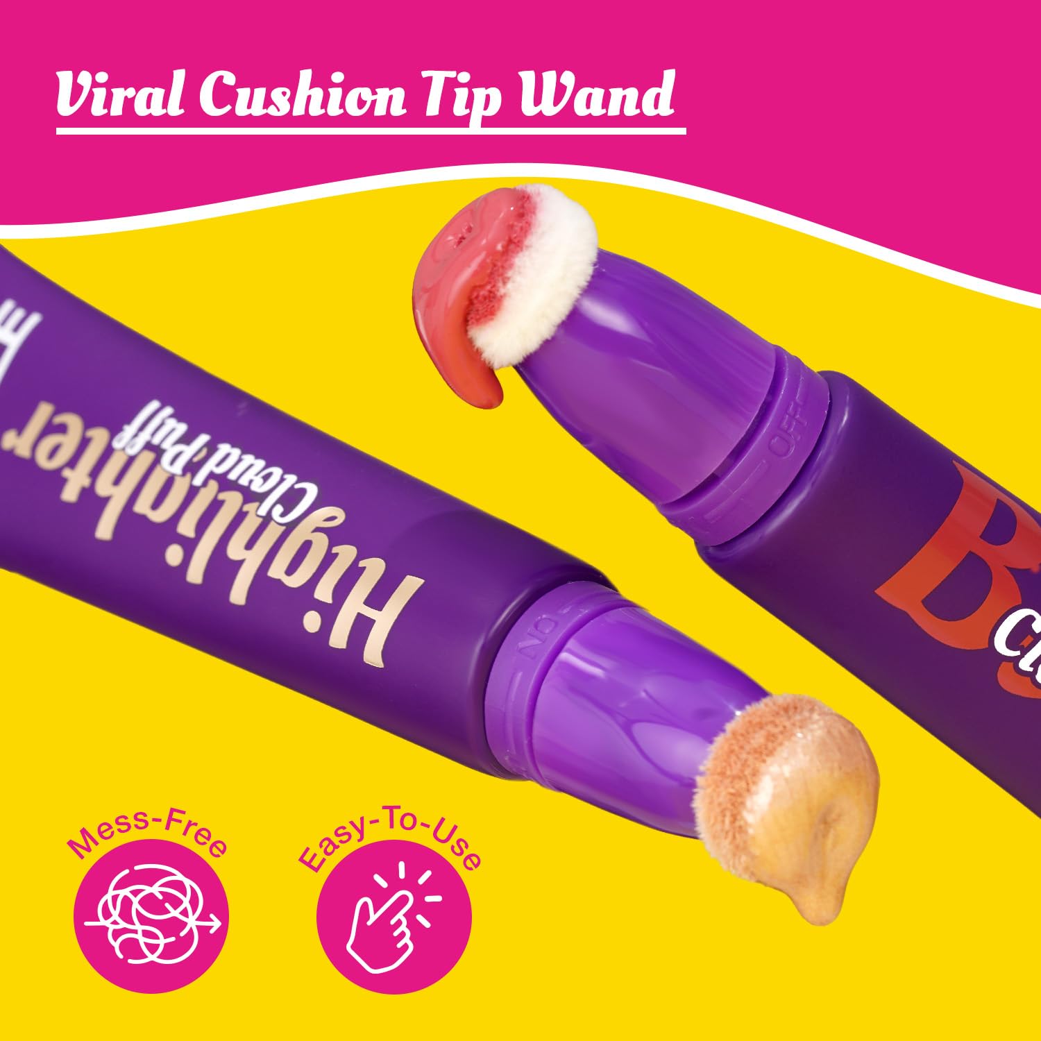 Swiss Beauty CRAZE Cloud Puff Blush | Velvety-Smooth |Ultra-Blendable | Easy To Layer |Enriched With Pomegranate Extract |Shade- 1 - Pink Sky, 12ml