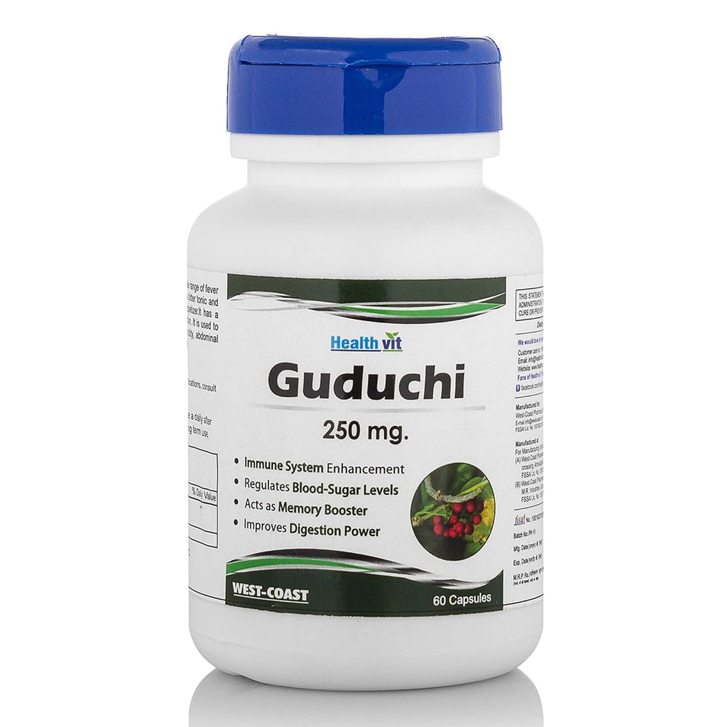 Healthvit Guduchi 250 mg 60 Capsules