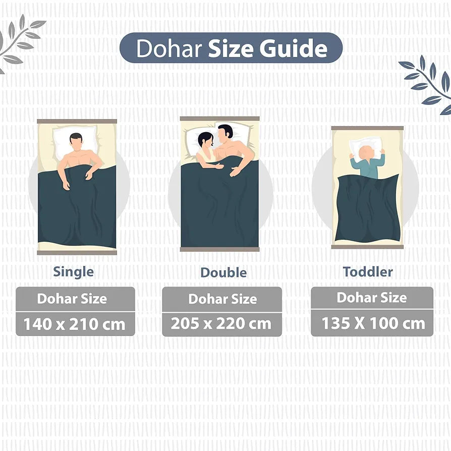 Divine Casa 120 GSM Microfiber Single Kids Dohar Soft & Lightweight Throw Blanket Craggy Lines Pattern Colour Blue Mirage