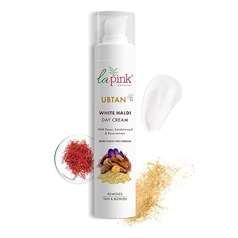 La Pink Ubtan White Haldi Day Cream - 50 gms