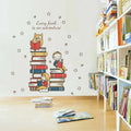 Rawpockets Study Room Every Book is an Adventure Quote Self Adhesive Wall Sticker