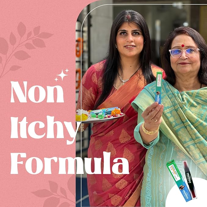 Nidhi's Grandmaa Secret Herbal Sindoor With Rosemary & Curcumin Extracts Smudge Proof Dual Liquid Sindoor Red & Maroon - 5 Ml