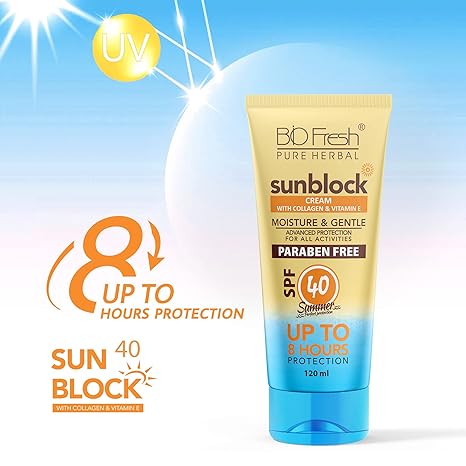 Biofresh Herbals Sunblock Cream SPF 40 - 120 ml