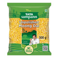 Tata Sampann Unpolished Moong Dal (Split), 500gm