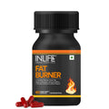 INLIFE Fat Burner Supplement for Men Women with L-Carnitine, Green Tea, Green Coffee Bean, Natural Caffeine, L-Theanine, Bioperine - 60 Vegetarian Capsules (Pack of 1, 60)