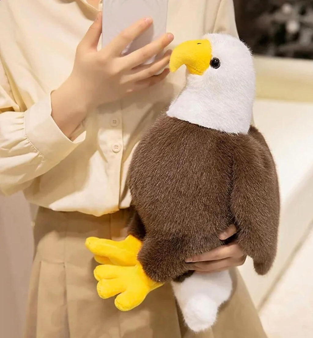 Tickles Bald Eagle Soft Stuffed Plush Bird Toy for Kids 50 cm