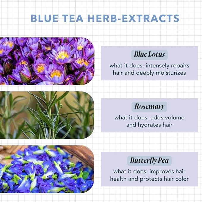 Paradyes Blue Lotus Tea Hair Perfume for Intense Hydration & Calming Fragrance - 100 Ml