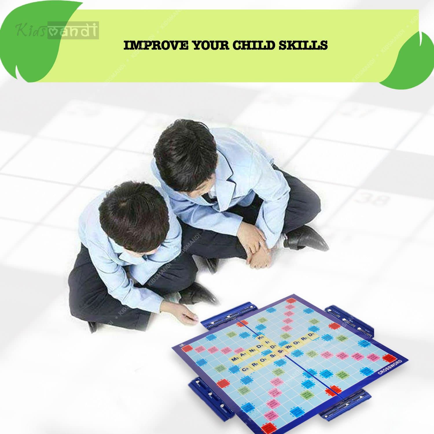 Kids Mandi Crossword Board Game