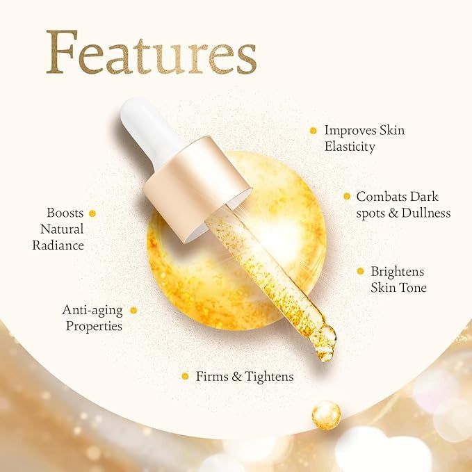 Indulgeo Essentials 24K Rose Gold Beauty Oil - 6 ml