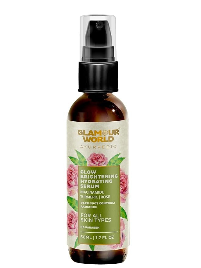 Glamour World Ayurvedic Glow Brightening Hydrating Serum  - 50 ml