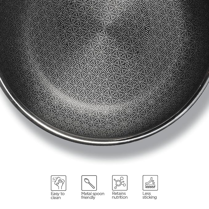 Arttdinox Vida Stainless Steel Triply Frypan With Lid | 24 Cm | 1.8 Ltr | Rivetless Handle | Gas & Induction Base