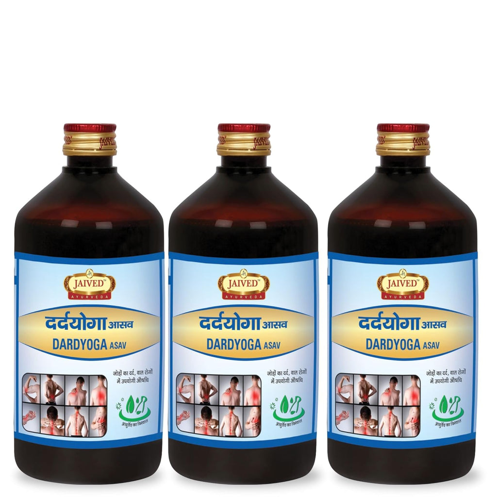 Jaived Ayurveda Dardyoga Asav - 450 ml (Pack of 3)