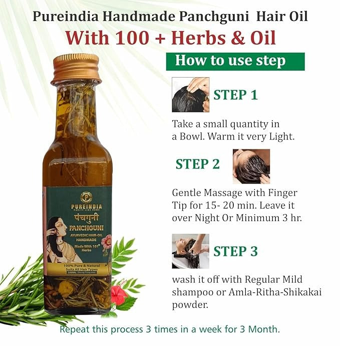 Pureindia Handmade Panchguni Hair-Oil - 100 ml