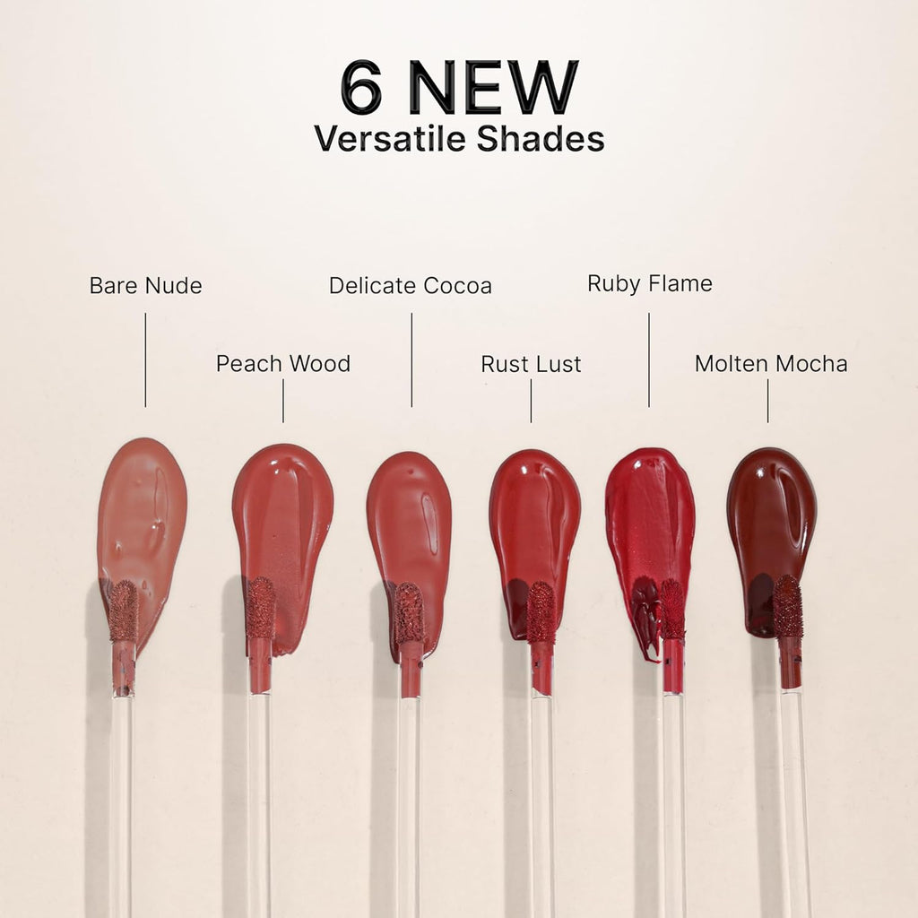 Swiss Beauty Select Here To Stay Liquid Matte Lipstick with Kiss-Proof Formula | Infused with Vitamin E | Non-Transfer, Smudgeproof | 12-18 Hrs Stay | Shade - Delicate Cocoa, 3ml |