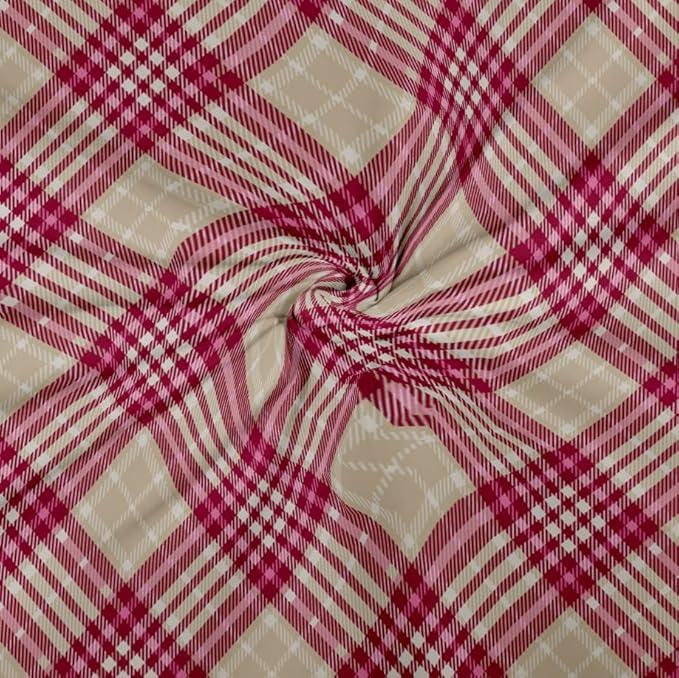Dreamlet Premium Cotton Flat Double Bedsheets With 2 King Size Pillow Covers Double Bed Breathable | Red