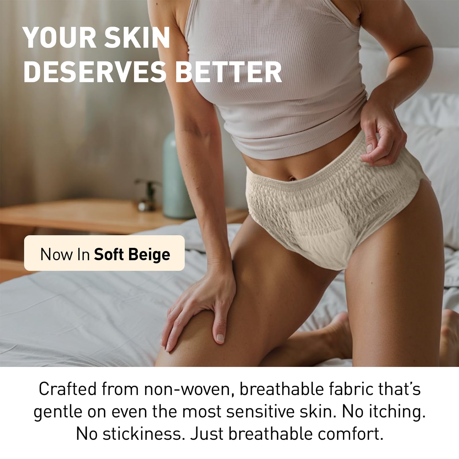 Sirona Disposable Period Panty for Girls & Women | M-L | Pack of 10 | 360Â° Coverage for Stress Free Periods | Leakage Protection for Heavy Flow | Rash Free | Super Absorbent with Comfortable Fit