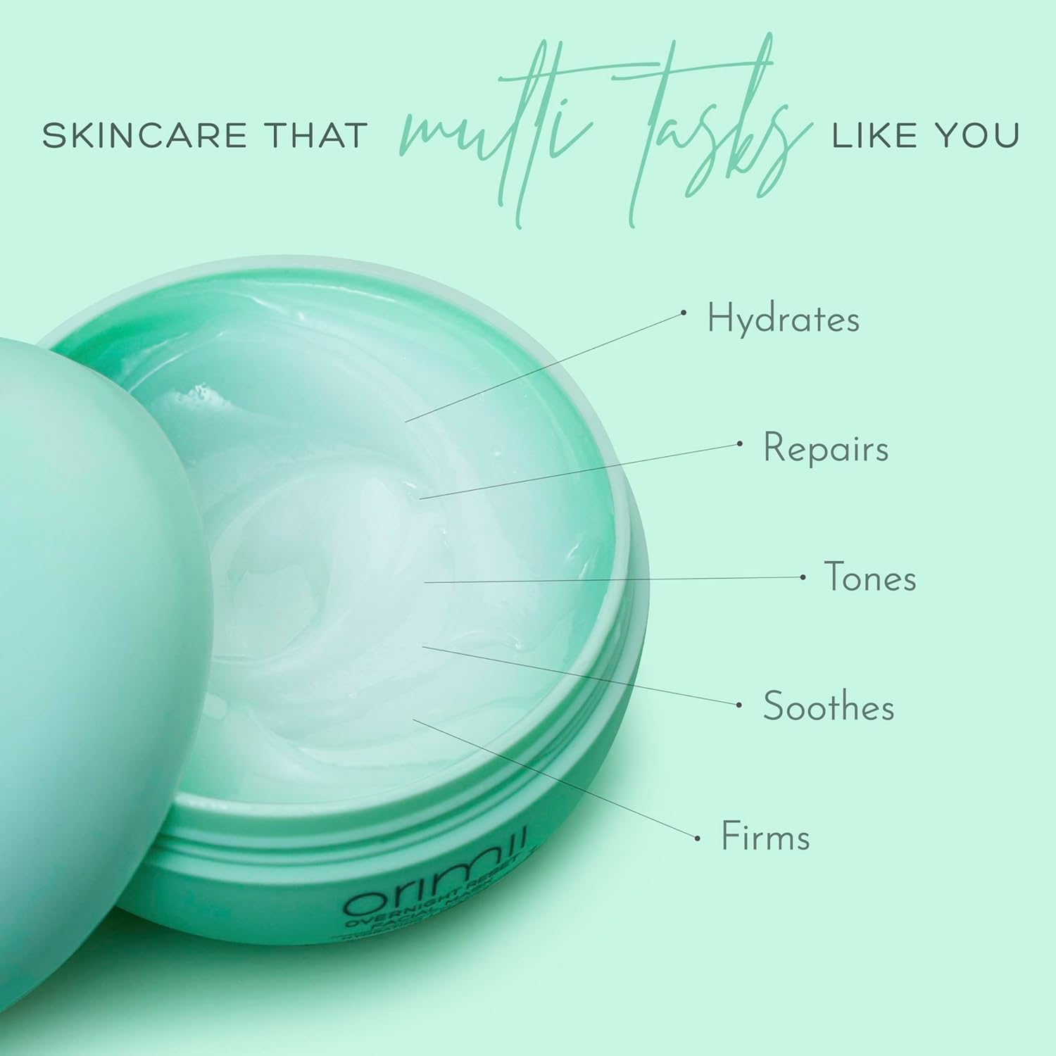 Orimii Sleeping Face Mask Cream Gel For All Skin Types - 100 ml