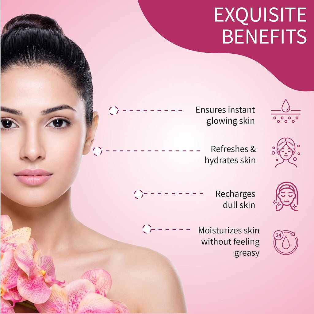 Ayouthveda Floral Breeze Face & Body Mist For Men & Women | Hydrates & Refreshes the Skin | Also Work As Makeup Setter |Free From Harsh chemicals | (Pack Of 1-100ml)