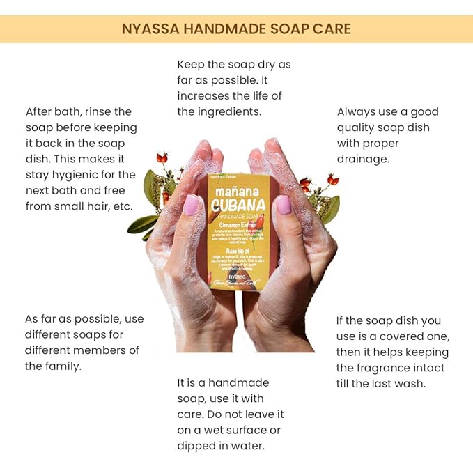 Nyassa Manana Cubana Handmade Soap - 150 Gms