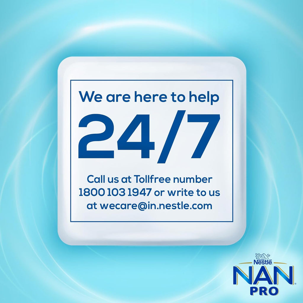 NestlÃ© NAN PRO 3 Follow-Up Formula-Powder After 12 months, Up to 18 months, Stage 3, 1.2 Kg, 3 x 400g Pouch in Box