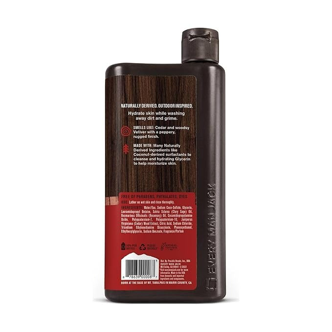 Every Man Jack Body Wash and Shower Gel Cedarwood - 500 ml