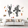 StickMe Lord Radhe Krishna Hindu God Creative Religious Wall Sticker - Self Adhesive Peel & Stick Vinyl Premium Large - 150 x 100 cm