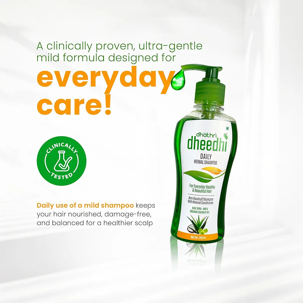 Dhathri Dheedhi Daily Herbal Shampoo for Daily Use