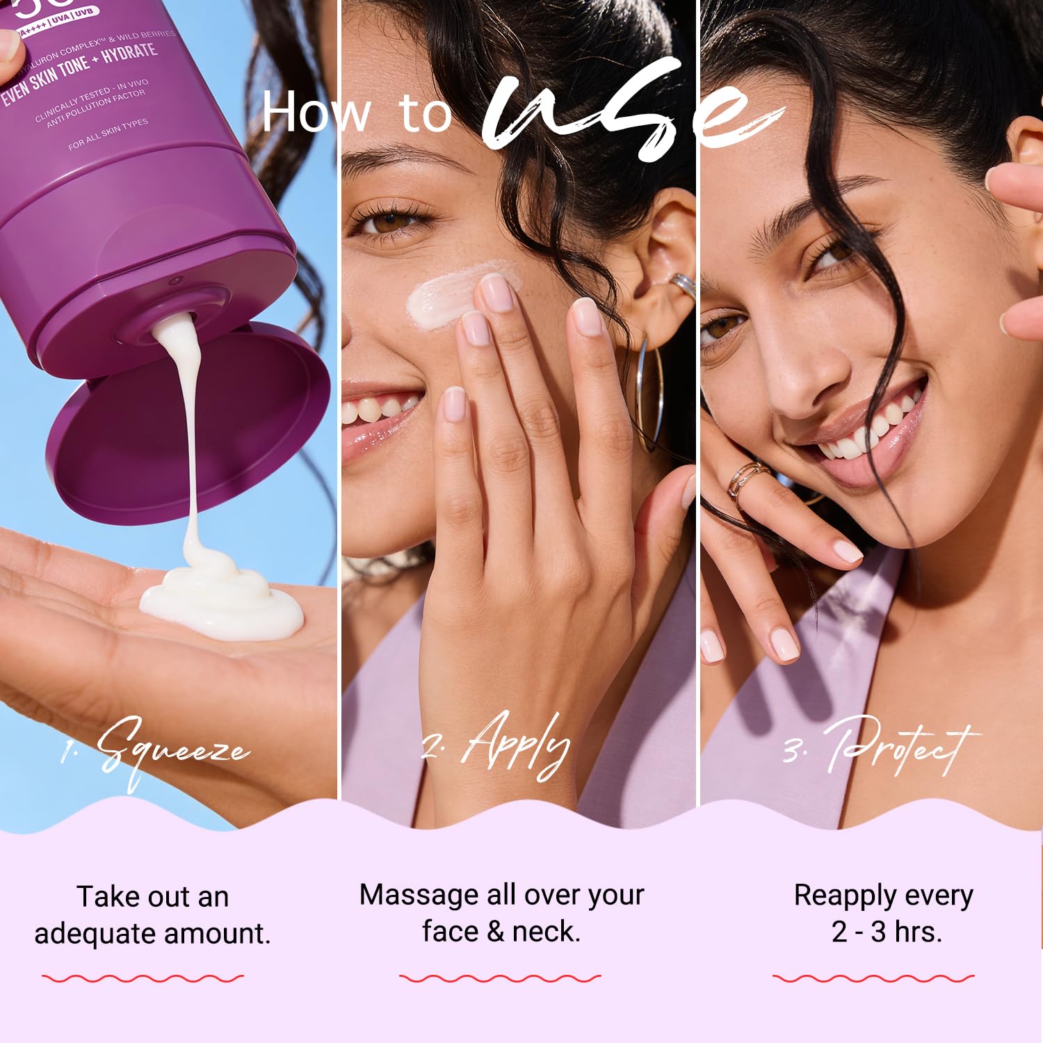 Aqualogica Illuminate+ Dewy Gel Sunscreen SPF 50+ PA++++, 80g | 2% Arbutin-Hyaluron Complex & Wild Berries | Broad Spectrum UVA/UVB & Blue Light Protection | Fragrance-Free | No White Cast | Lightweight | For Men & Women