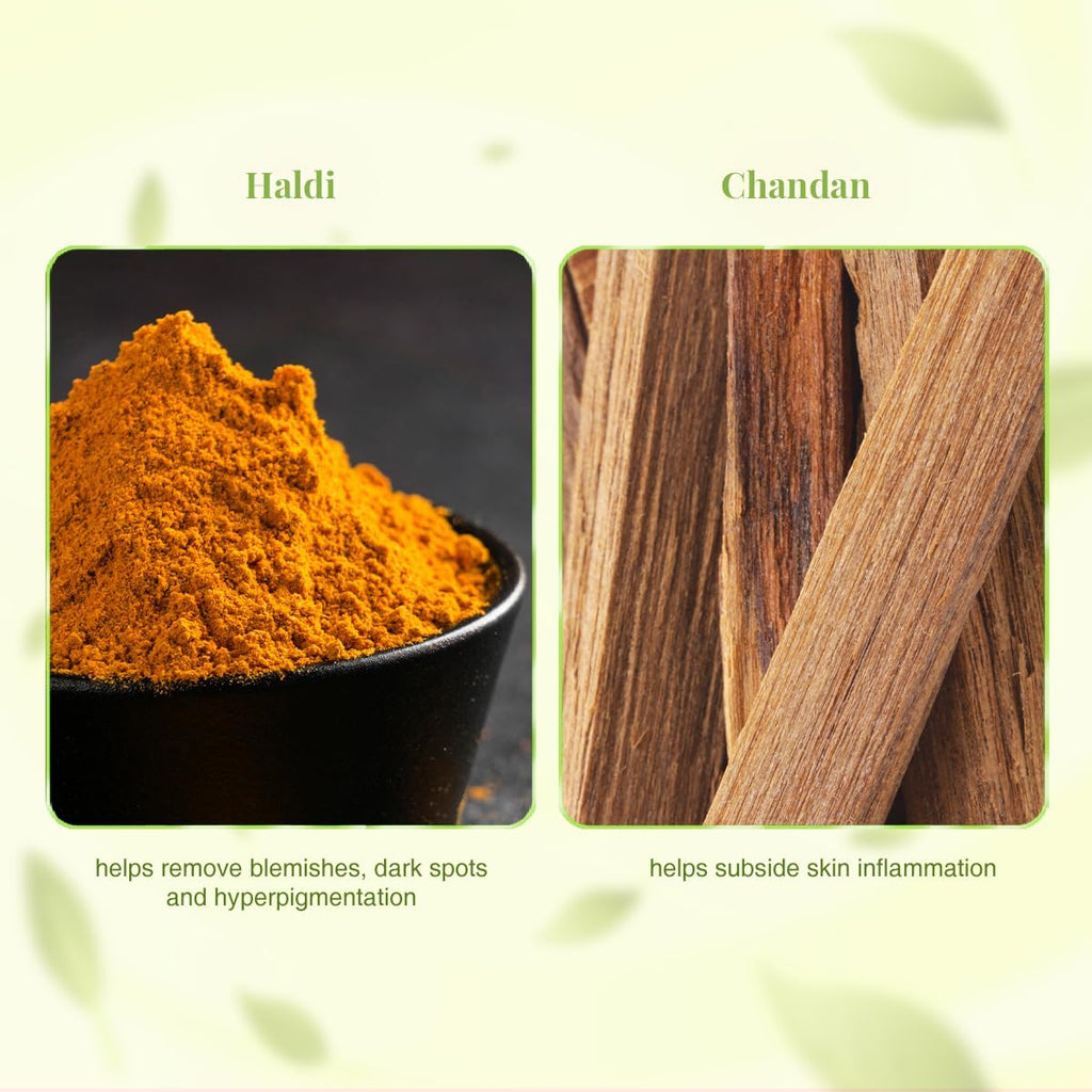 VLCC Ayurveda Skin Brightening Haldi And CHandan Facewash, 100ml
