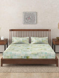 Fabindia Symphony Cotton Printed Bedsheet Set | King
