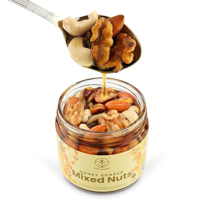 Shiva Organic Mixed Nuts in Honey - 400 gms