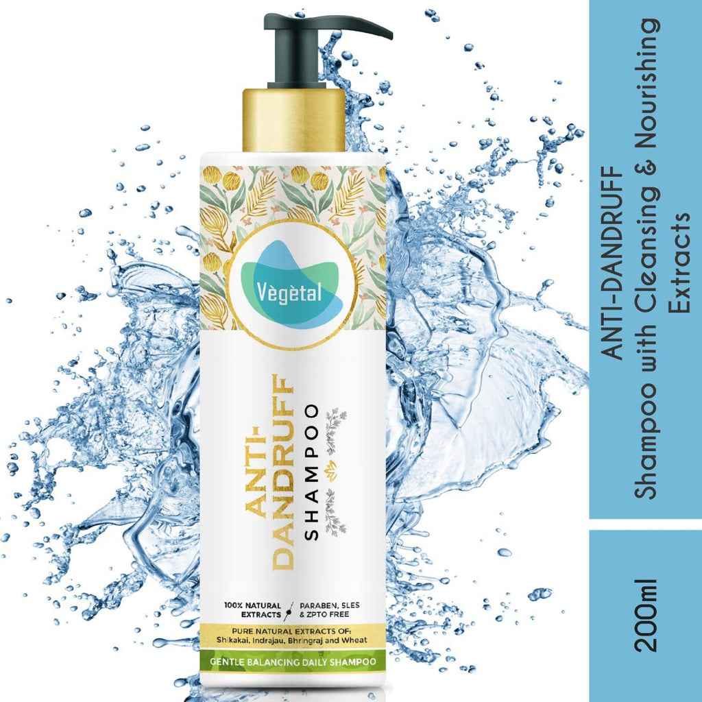 Vegetal Anti-Dandruff Shampoo - 200 gms