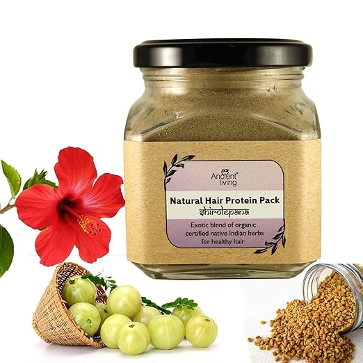 Ancient Living Natural Hair Protein Pack For Healthy Strong Hair - 100 gms