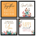 Kotart Together is Quotes Frames for Wall Decor Motivational Wall  Set of 4
