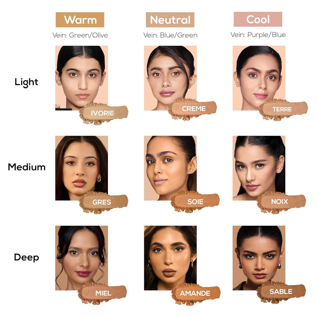 RENEE PRO HD 3 In 1 Compact, Concealer, Foundation - Soie, SPF 20, Matte Finish, High Coverage, Ultralight & Silky Smooth Finish, Enriched With Vitamin E, C & Aloe Vera - 9 Gm