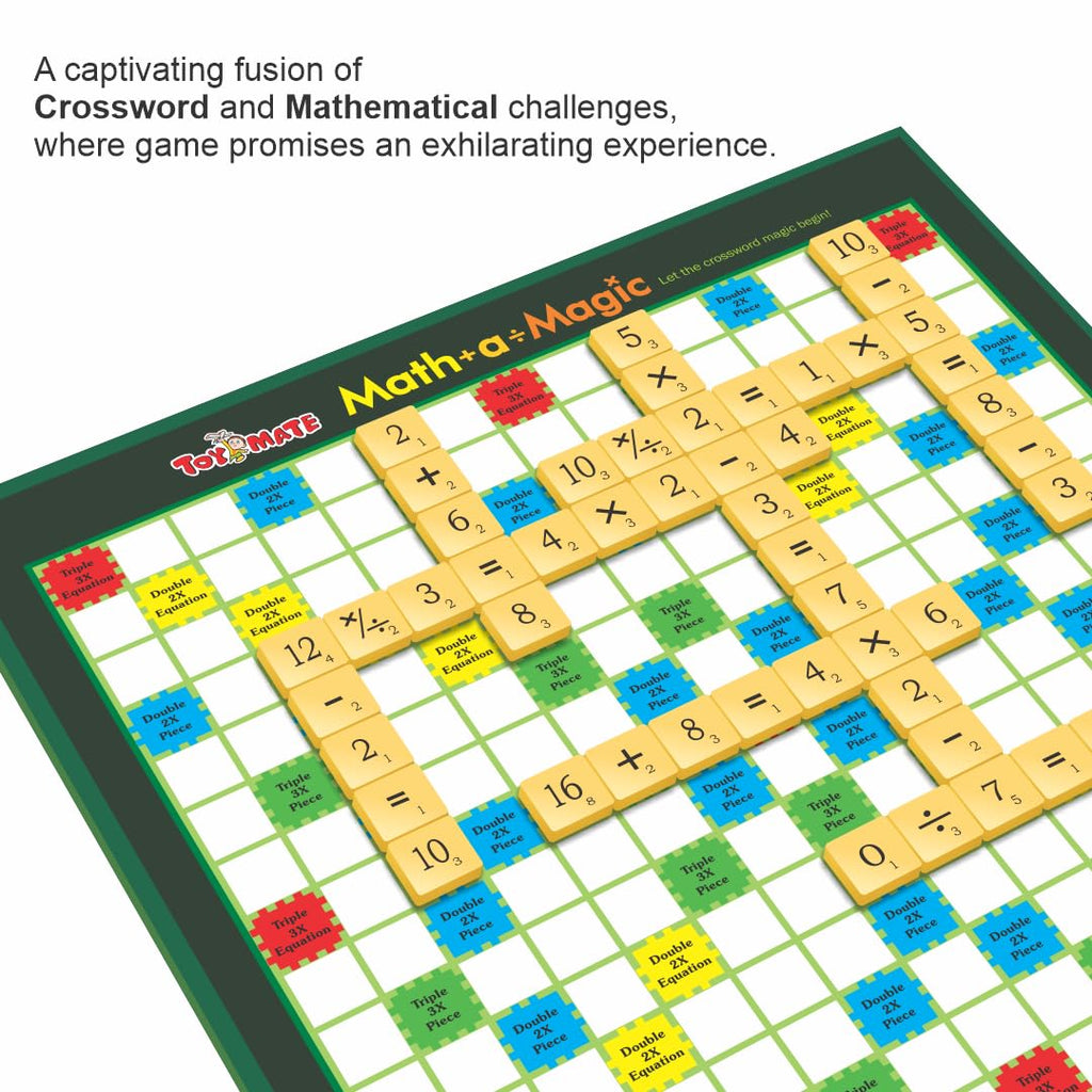 Toymate Math-a-Magic Board Game for Kids