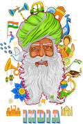 Rangoli Vinyl Wall Sticker Self-Adhesive Wall Decor Parent 5 Design-7